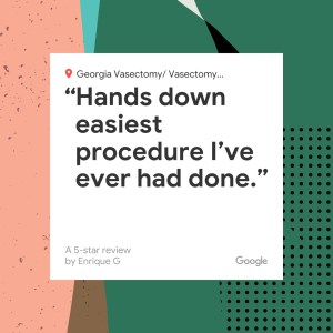 no scalpel vasectomy testimonial ga vasectomy